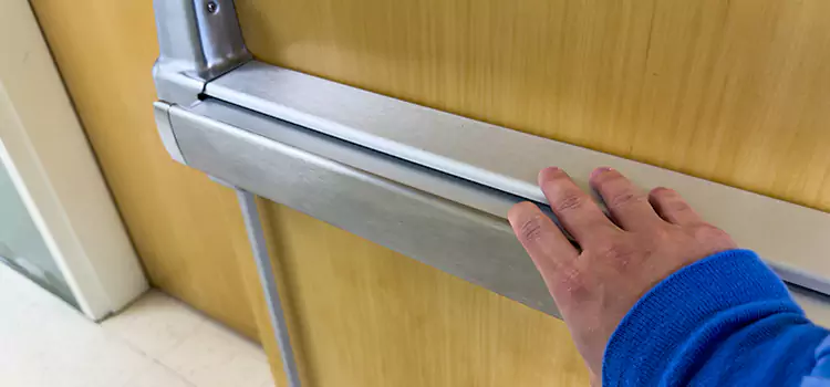 Installing a Push Bar on a Door Tillmans Corner